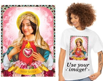 Custom Holy Smokes Portrait Shirt: Personalized Photo Design