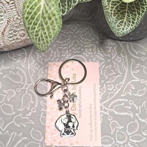 Dog Keyring - Dachshund.