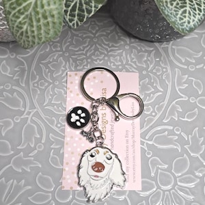 Dog Keyring - Dachshund.