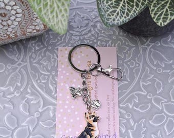 Dog Keyring - German Shepherd.