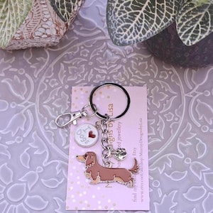 Sleutelhanger hond - teckel.