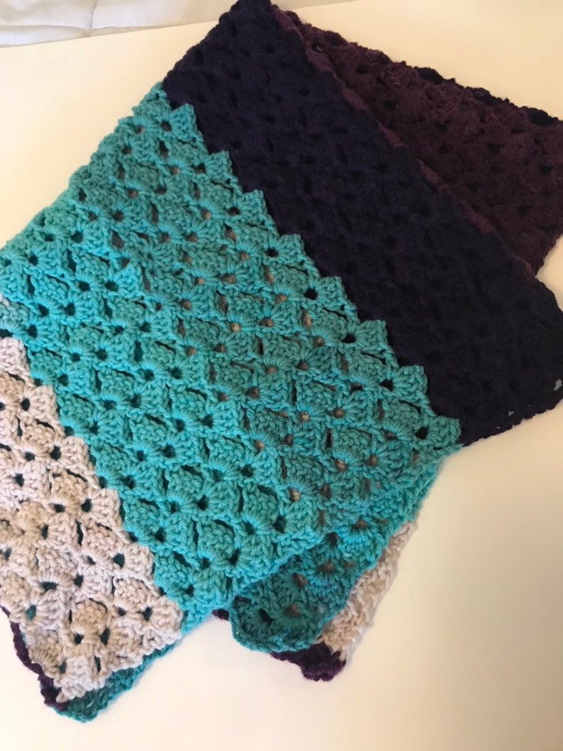Drunken Granny Crochet Blanket | Etsy