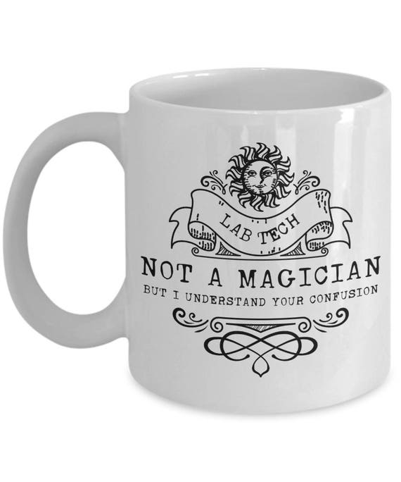 Lab Tech Coffee Mug / Funny Sayings / Ceramic Tea Cup Gift ...