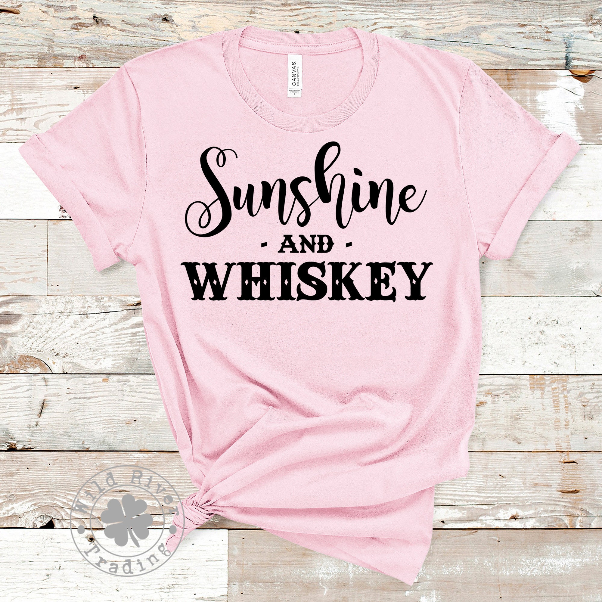 Sunshine and Whiskey Shirt / Fun Drinking Shirt for Whiskey | Etsy