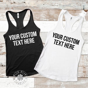 Custom Tank Top Design Your Own / Tanks Personalized Gift for Women ...