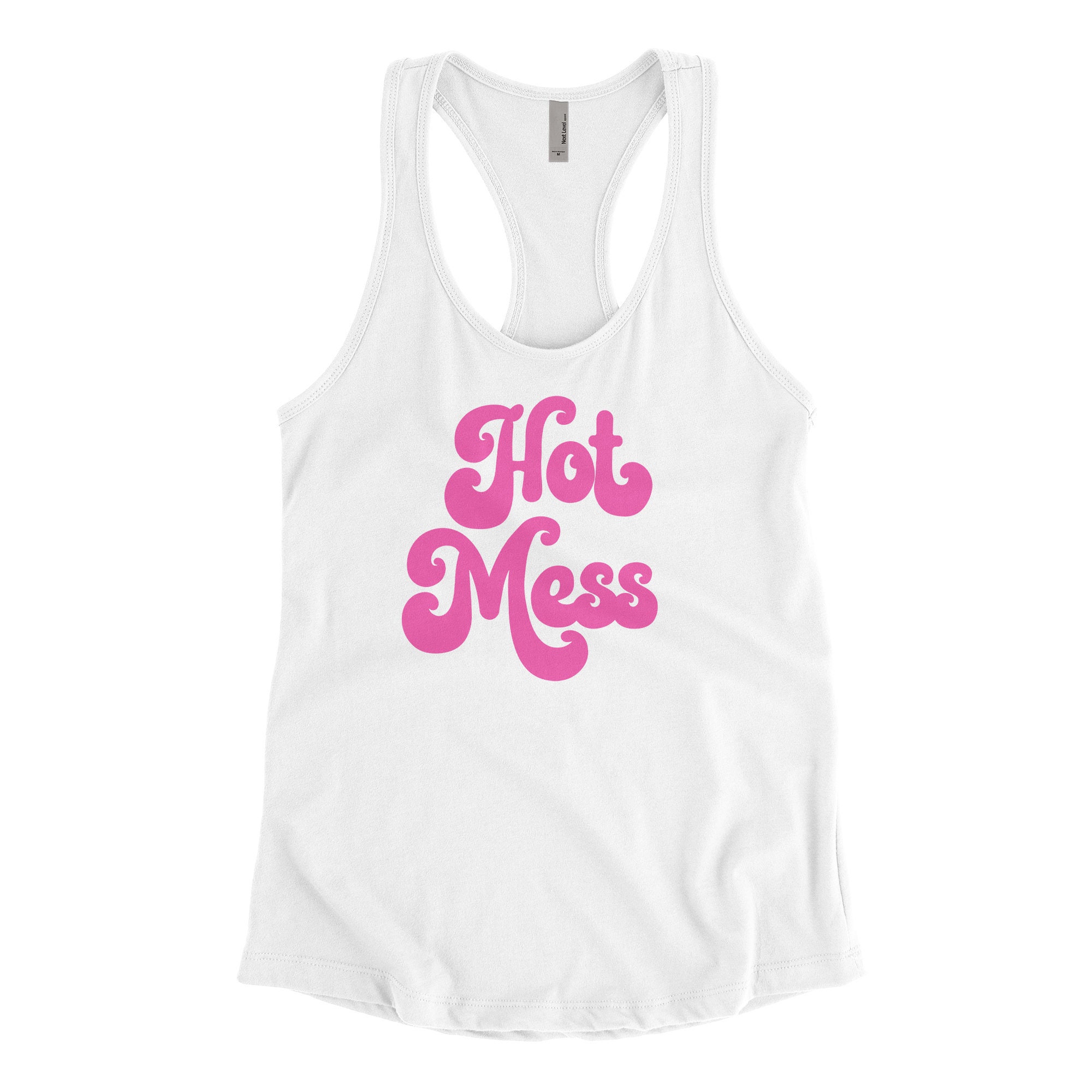 Hot Mess Tank Top / Gift for Women Racerback Cute Workout - Etsy