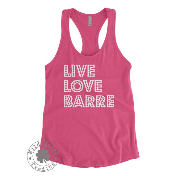 Cute barre shop tanks