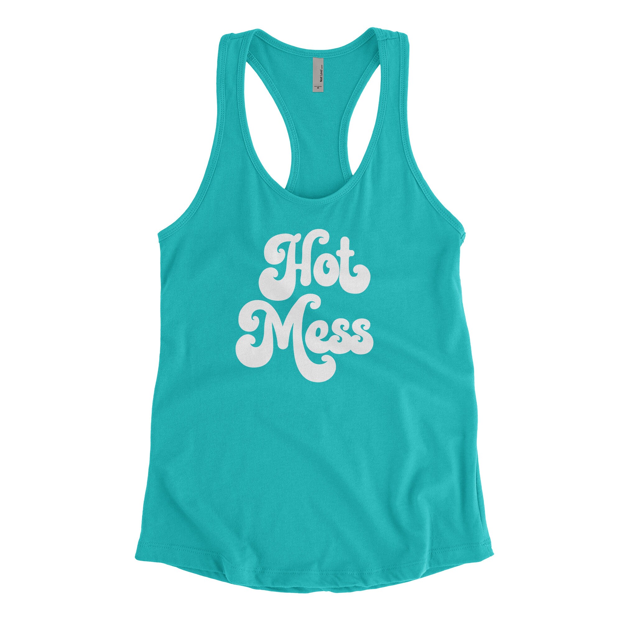 Hot Mess Tank Top / Gift for Women Racerback Cute Workout - Etsy
