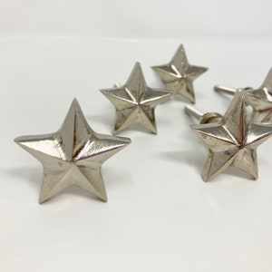 Silver Star Iron Metal Knob - Knob Home decor drawer pull