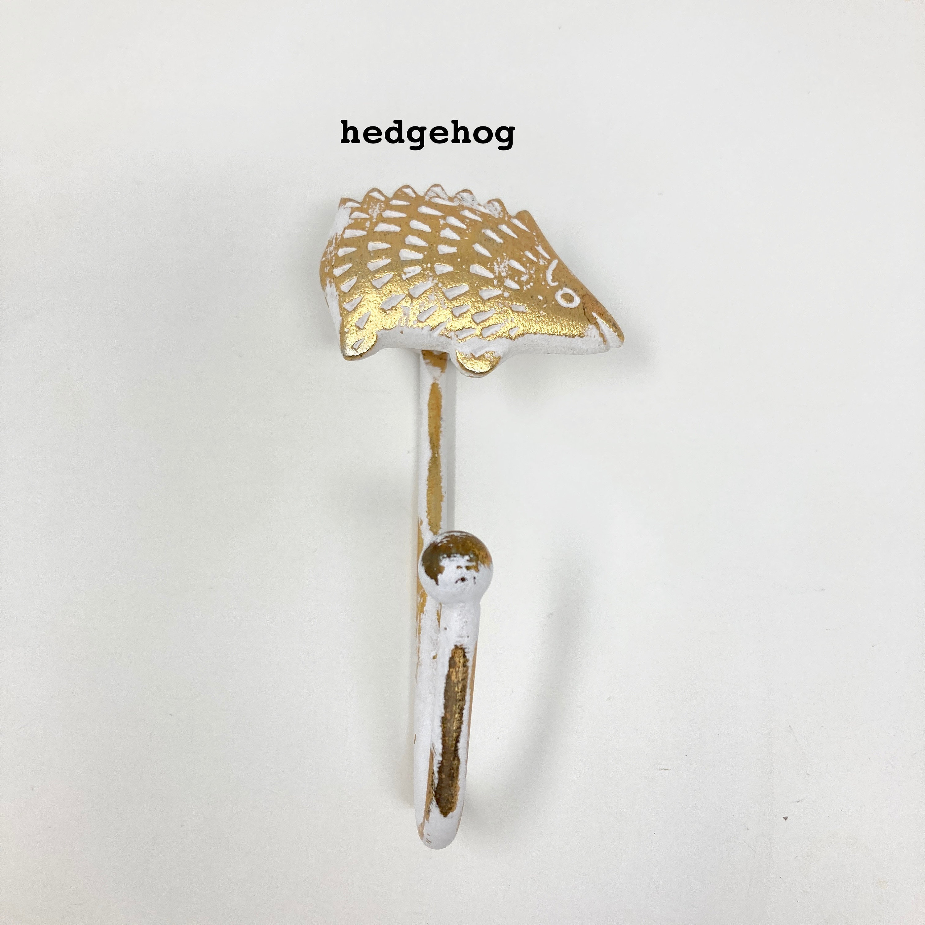Washed Gold Metal Hooks Tie-back Towel Hook Iron Bathroom Bedroom