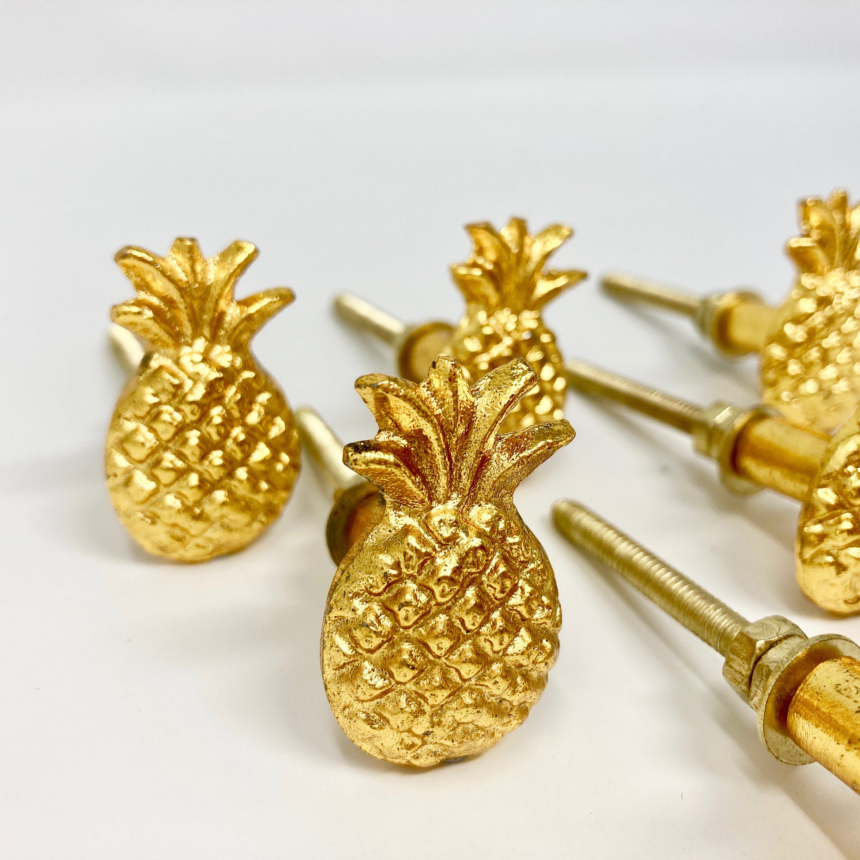 Pineapple Drawer Door Pull Knob sets 6 8 10 Handle Kitchen Etsy
