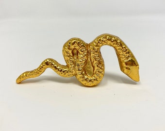 Gold Snake Knob | Handle Kitchen Cupboard Home