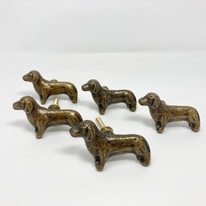 Metal Dachshund Dresser Pull Knob Drawer Cabinet Hardware Weiner Dog Home Decor Metal Dachshund Dresser Pull Knob Drawer Cabinet Hardware Weiner Dog Home Decor