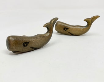 Antique Bronze Whale Knob - Drawer Pull Door Pull Cabinet Cupboard Kitchen Bathroom Sealife Marine
