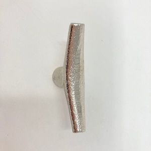 Boat Cleat Knob in Silver | Drawer Pull Door Knob Metal