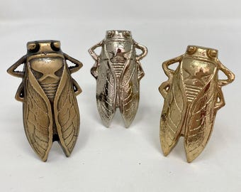Bug Cicada Drawer Knob Metal Cabinet Pull Furniture Dresser Handle