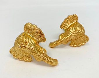 Gold Elephant Drawer Door Pull Knob Animal Handle Kitchen Cupboard Home