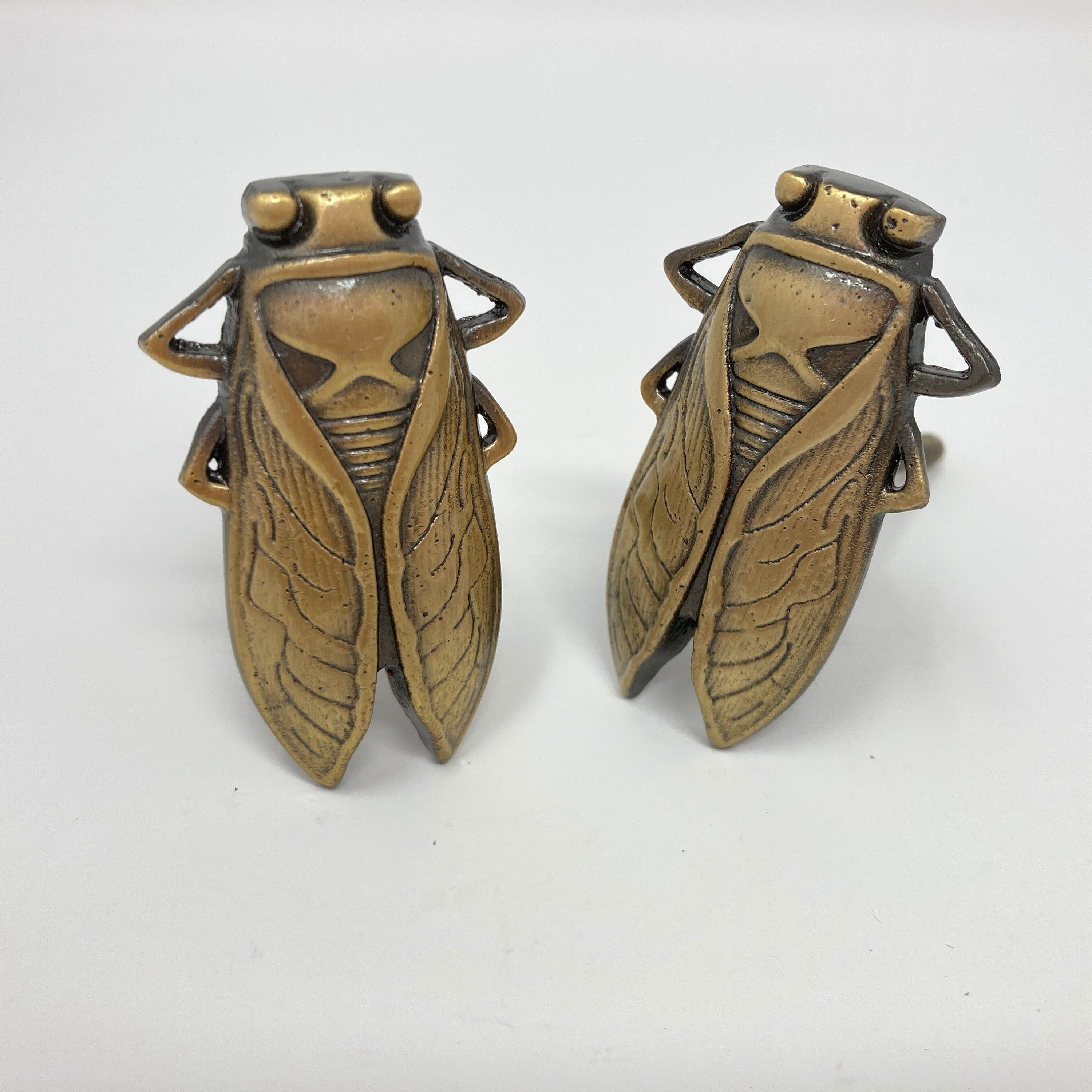 Bug Insect Drawer Knob Metal Cicada Knobs Dresser Knob Etsy UK