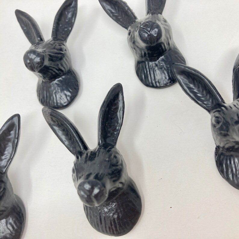 Drawer Lack Rabbit Black Hare Rabbit Drawer Door Pull Knob Animal Handle Kitchen Cupboard ...