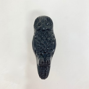 Owl Knob in Black | Drawer Pull Animal Knob Cabinet