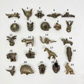 Vintage Antique Iron Cabinet Door Handles Antique Brass Handmade Metal Animal Cupboard Door Knobs, Drawer Pulls product logo