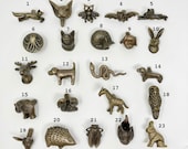 Vintage Antique Iron Cabinet Door Handles Bronze Handmade Metal Animal Cupboard Door Knobs, Drawer Pulls