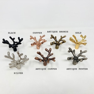 HOOK Metal Coral Wall Gold | Antique Bronze | Copper | Silver | Black | Antique Pewter | Antique Copper