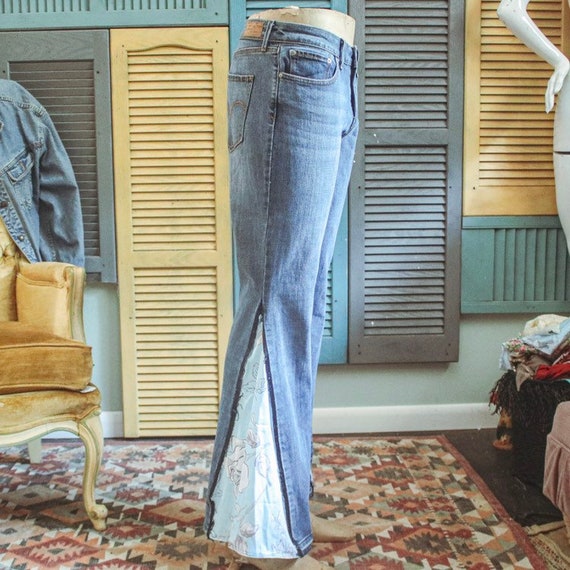 bell bottom jeans size 12