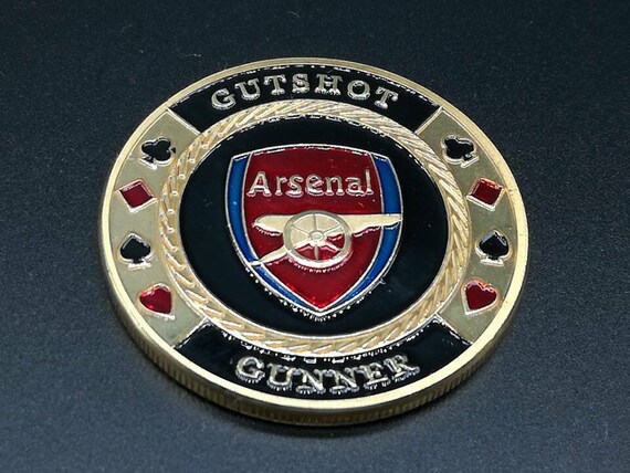 Arsenal Gutshot Gunner Poker Hand Card Guard Hand Protector - Etsy Arsenal Gutshot Gunner Poker Hand Card Guard Hand Protector - Etsy