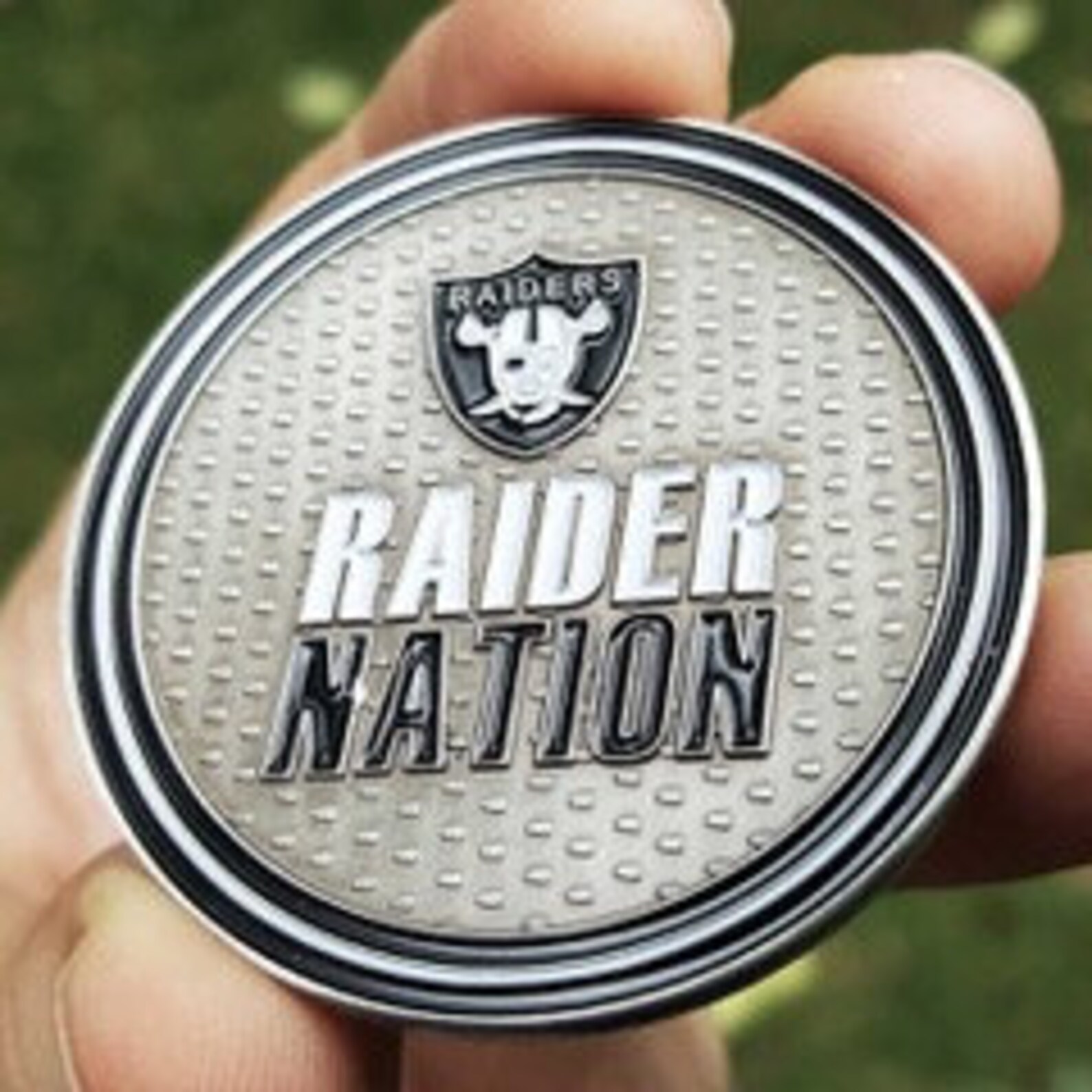 PREMIUM NFL Oakland Raiders Poker Card Chip Protector Golf Etsy