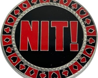 Nit Button heavy poker card guard hand protector new Poker Chip