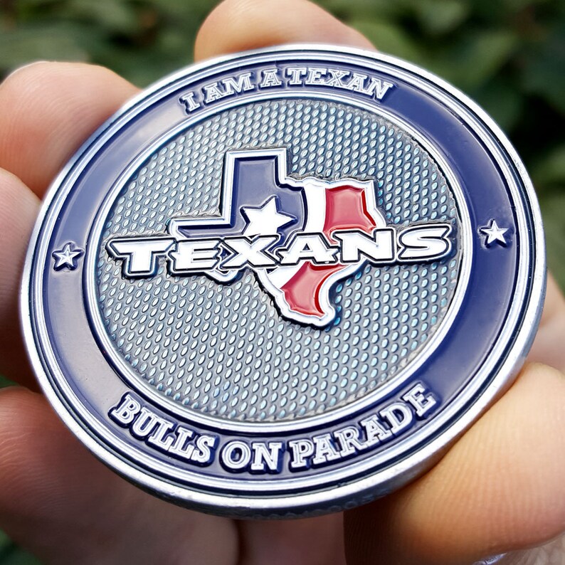 PREMIUM NFL Houston Texans Poker Card Chip Protector Golf Etsy