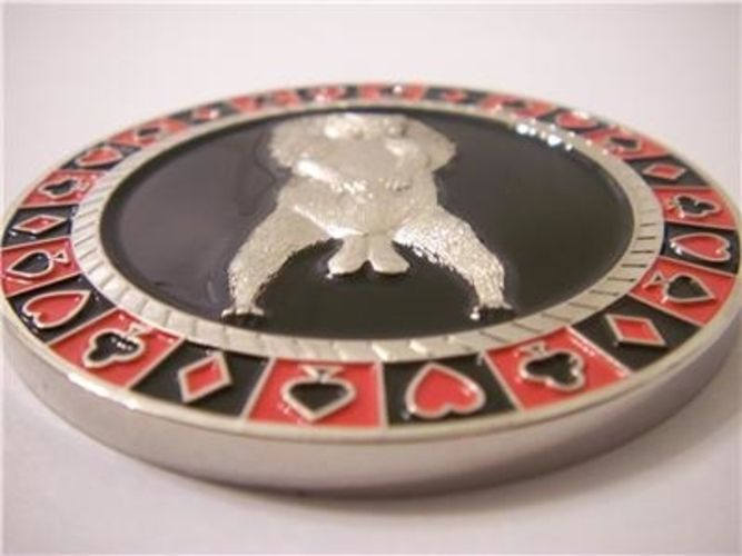 FUNNY HOLDEM POKER COVER NICE PAIR Card Guard Protector Chip 