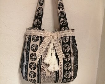 Sac en toile d'été : Sac Cabas "Mandala"