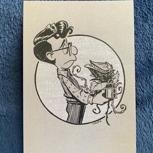 Seymour and Audrey II- Little Shop of Horrors print