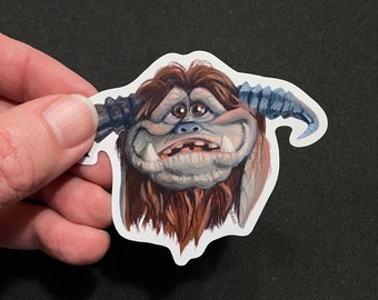 Ludo from Labyrinth  3.5 inch vinyl sticker