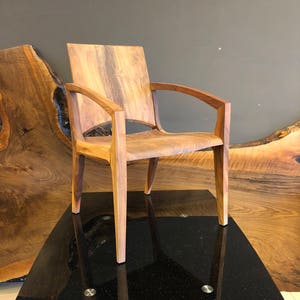 Impala Wooden Chair, Walnut Chair, Dining Chair