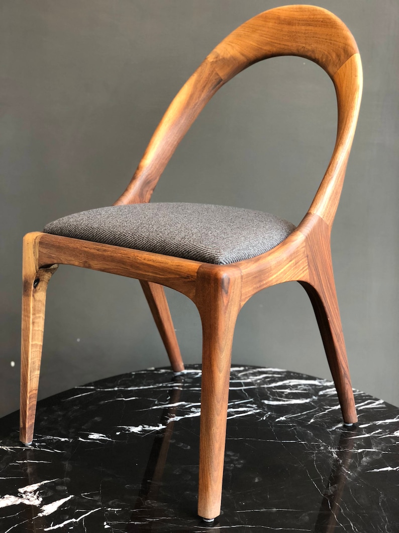 Noix X Walnut Chair, Wooden Chair, Dining Chair image 3