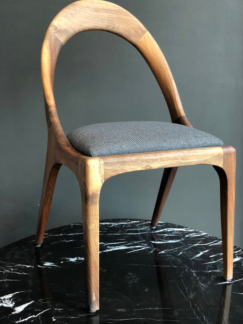 Noix X Walnut Chair, Wooden Chair, Dining Chair image 2