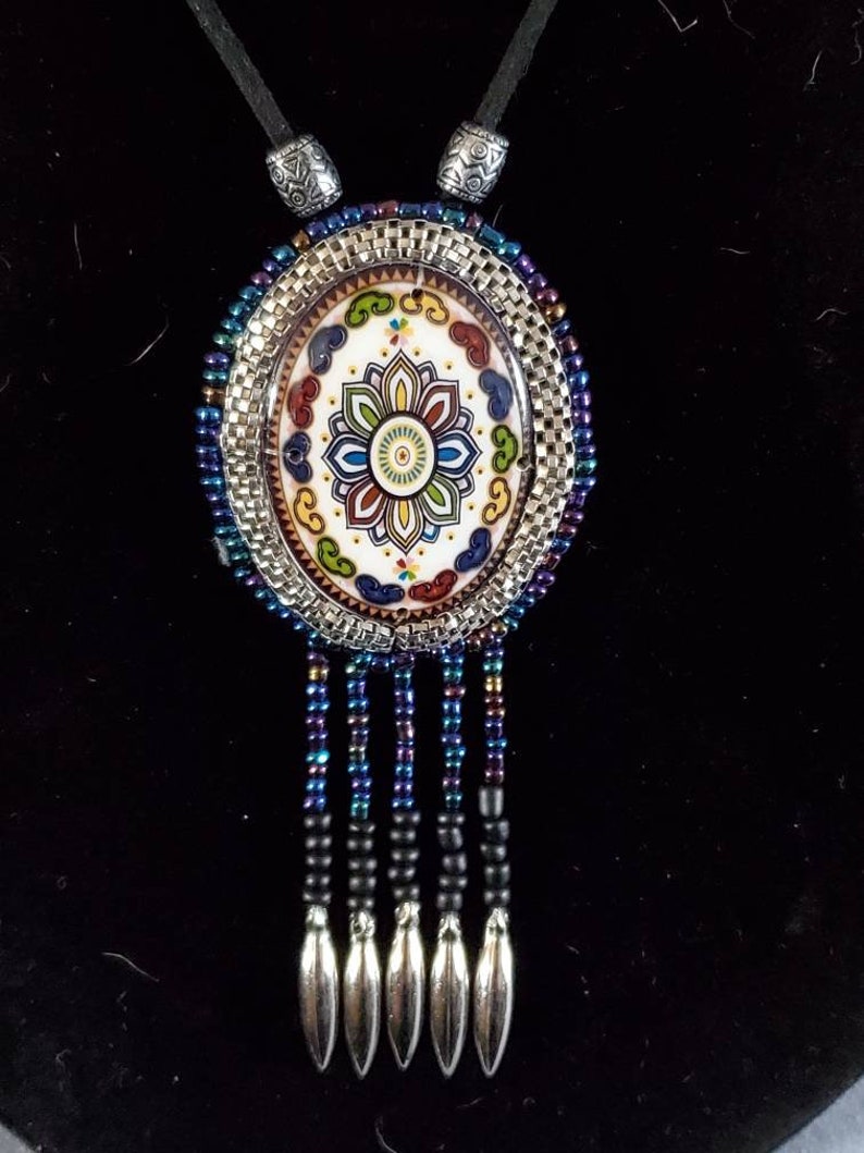 Beautiful beaded necklace!