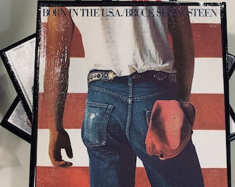 Handmade Bruce Springsteen Tile Coasters: Music Fan Gift