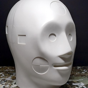 Incredible Crash Dummies Vince & Larry helmet raw cast kit molded from official LIVE attraction helmet
