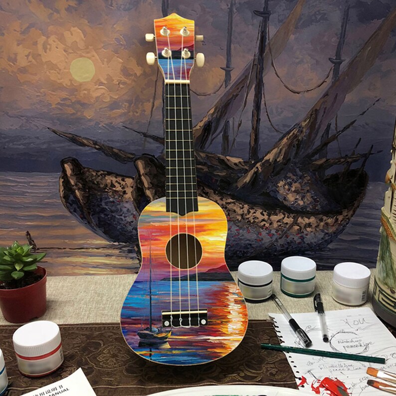 DIY Ukulele Kit Make Your Own Concert Ukulele 21in Soprano Etsy