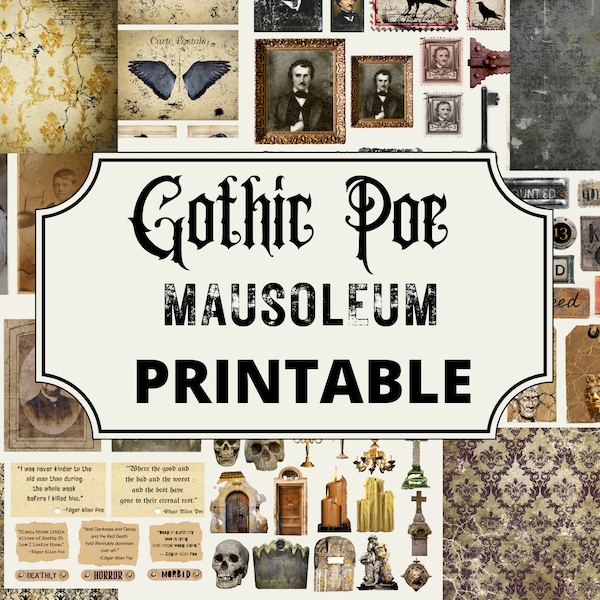 Edgar Allen Poe Planner Etsy Canada