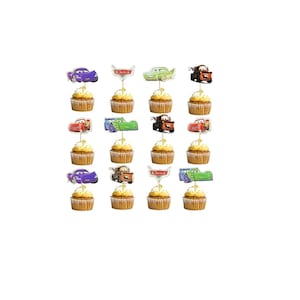 Cars Cupcake Topper 24/pc Set