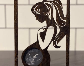 Ultrasound Frame - Ponytail Silhouette