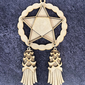 Parol Unpainted Ornament - Version 3