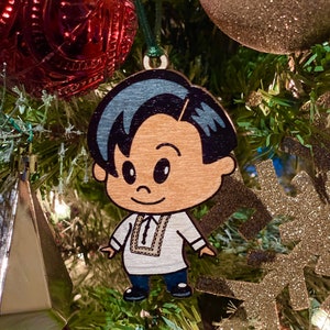 Barong Tagalog Chibi Wood Ornament