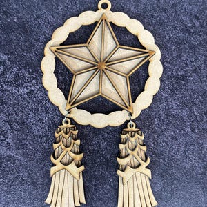 Parol Unpainted Ornament - Version 4