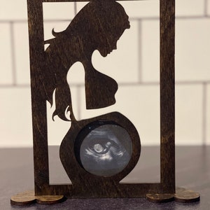 Ultrasound Frame - Silhouette Hair Down